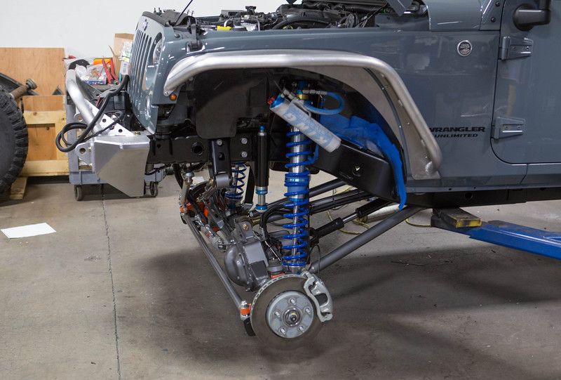 GenRight's Elite Coilover Suspension on a BRAND new JKUR